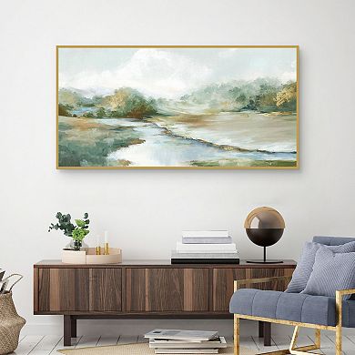Masterpiece Harmony of Green Hues Canvas Wall Art