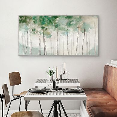 Masterpiece Majestic Green Forest Canvas Wall Art