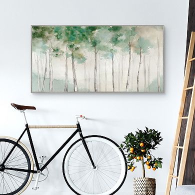 Masterpiece Majestic Green Forest Canvas Wall Art