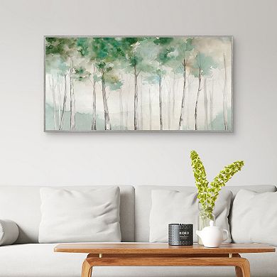 Masterpiece Majestic Green Forest Canvas Wall Art