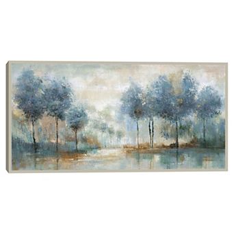 Masterpiece Blue Tree Vista Canvas Wall Art