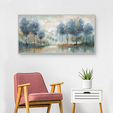 Masterpiece Blue Tree Vista Canvas Wall Art
