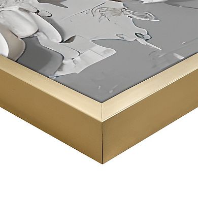 Masterpiece White Dimensions Canvas Wall Art