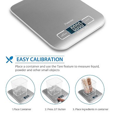 5kg X 1g Digital Kitchen Scale Diet Food Weight With Lcd Display