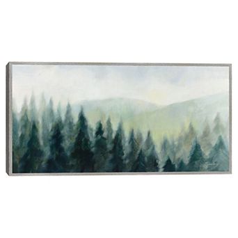 Masterpiece Pines in the Mist Canvas Wall Art