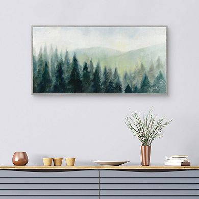 Masterpiece Pines in the Mist Canvas Wall Art