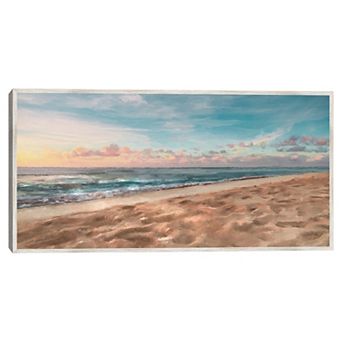 Masterpiece Beachy Pink Sunset Canvas Wall Art