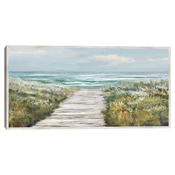 Masterpiece Wildflower Walkway Framed Wall Art