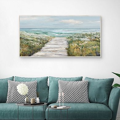 Masterpiece Wildflower Walkway Framed Wall Art