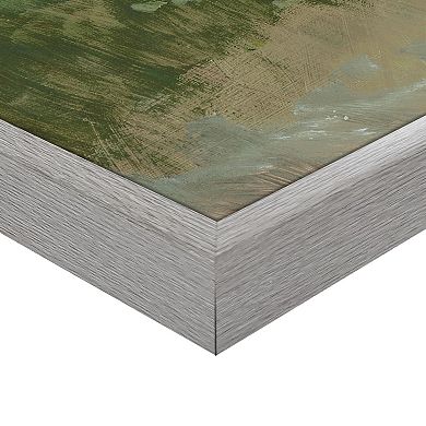 Masterpiece Green Prairie Field Framed Wall Art