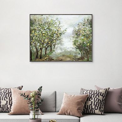 Masterpiece Orange Orchard Framed Wall Art