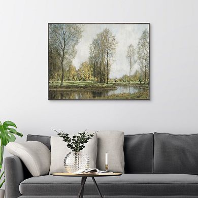 Masterpiece Down by the Water II Framed Wall Art