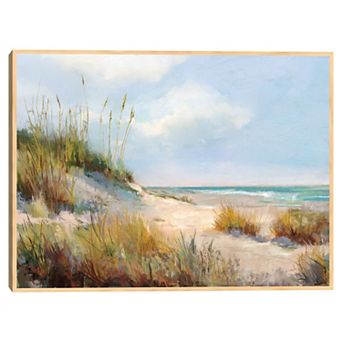 Masterpiece Late Day Dune Grasses Framed Wall Art
