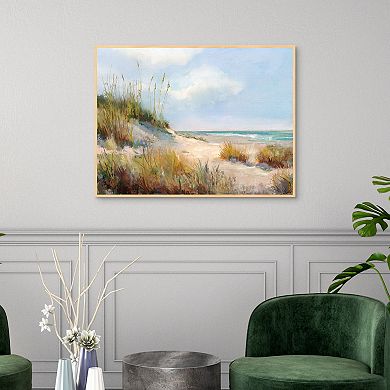 Masterpiece Late Day Dune Grasses Framed Wall Art