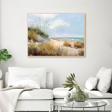 Masterpiece Late Day Dune Grasses Framed Wall Art