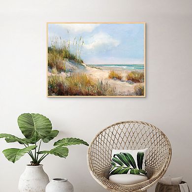 Masterpiece Late Day Dune Grasses Framed Wall Art