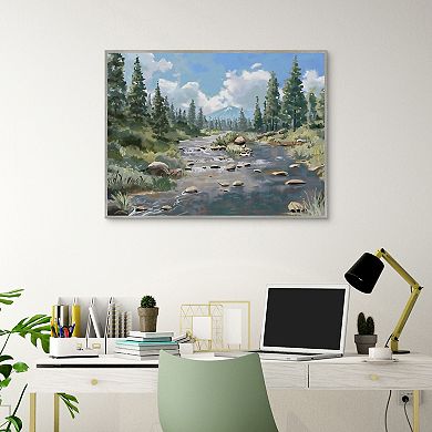 Masterpiece Mountain Retreat Framed Wall Art