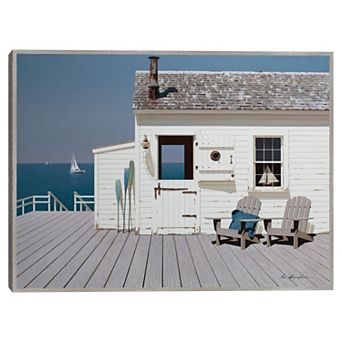 Masterpiece Dock House Framed Wall Art