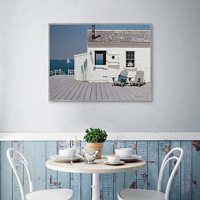 Masterpiece Dock House Framed Wall Art