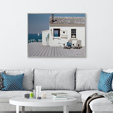 Masterpiece Dock House Framed Wall Art