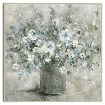 Masterpiece Farmhouse Blues Framed Wall Art