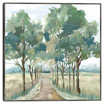 Masterpiece Green Landscape Reverie Framed Wall Art