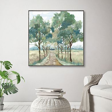 Masterpiece Green Landscape Reverie Framed Wall Art