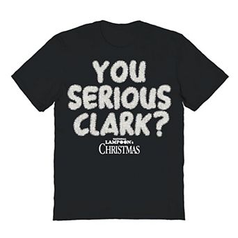 Men's You Serious Clark Text National Lampoon's Christmas Vacation Graphic Tee