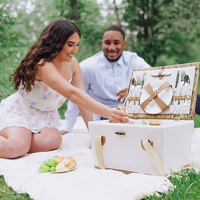 Picnic Time Lemongrove Picnic Basket for Two