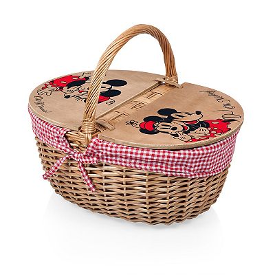 Disney's Mickey Minnie Mouse Country Picnic Basket by Picnic Time