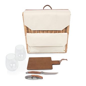 Picnic Time Corsica Grande Wine & Cheese Basket Backpack