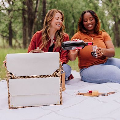 Picnic Time Corsica Grande Wine & Cheese Basket Backpack