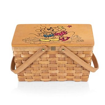 Disney's Mickey & Minnie Mouse Poppy Personal Cooler Picnic Basket by Picnic Time