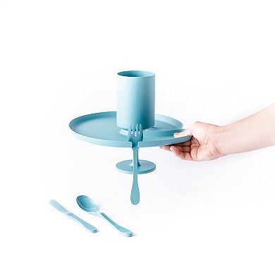 Knork Ultimate Party Bundle 5-Piece Plate, Cup & Utensil Set