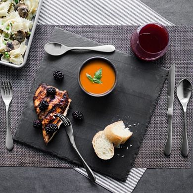 Knork 20-Piece Matte Silverware Set