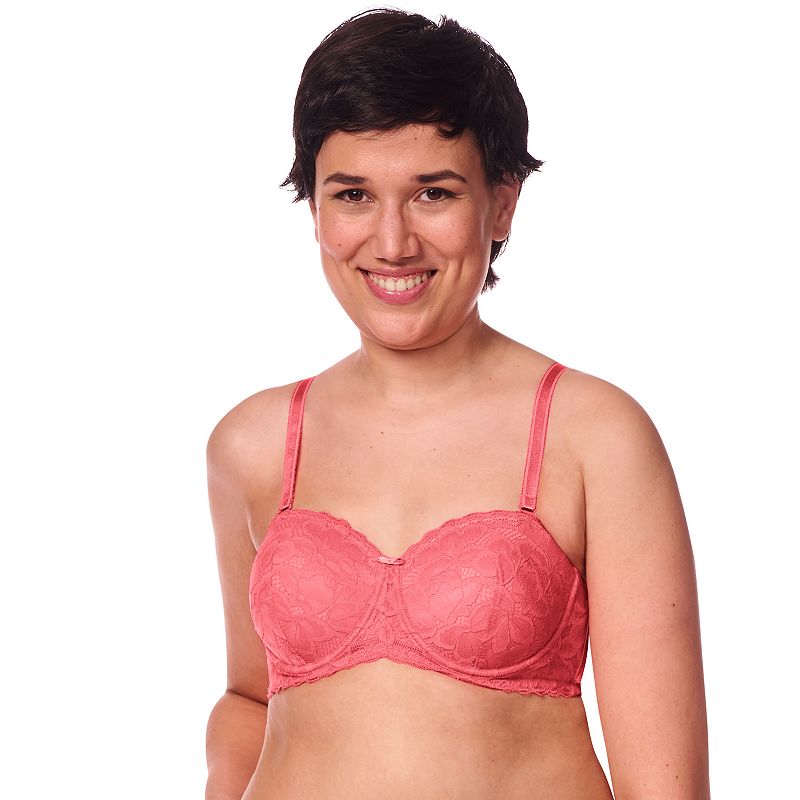 Amoena Glenda Underwire Padded Bra 45081, Women's, Size: 34 C, Pink
