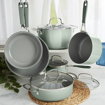 The Big One® 10-pc. Silicone Ceramic Cookware Set