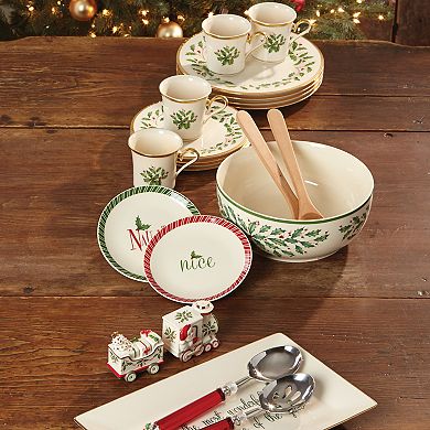 Lenox 6-Piece Holiday Dinner Plate Set