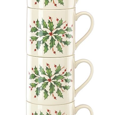 Lenox Hosting the Holidays 4-Piece Stackable Mug Set