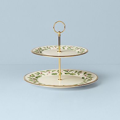 Lenox Holiday 2-Tiered Server