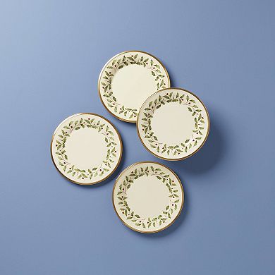 Lenox Holiday Dinnerware Salad Plates 4-piece Set