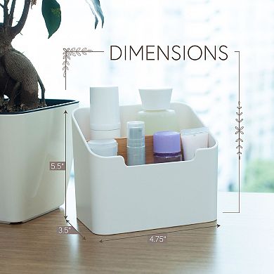 Zodaca Remote Control Holder, Desk Storage Organizer Container For Home & Office