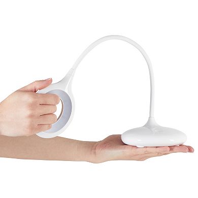 Led Desk Lamp, Usb Rechargeable Light For Home Office Touch Control Dimmable