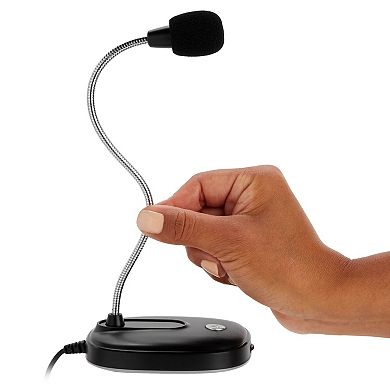 Omnidirectional Usb Microphone For Computer With Adjustable Gooseneck