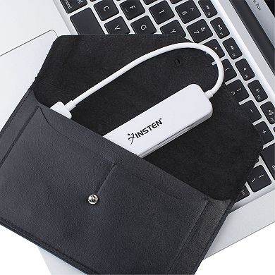 4 Slot Card Reader With Storage Pouch Compatible With Usb 3.0