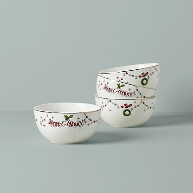 Lenox Dr. Seuss Merry Grinchmas 4-pc. Assorted All-Purpose Bowl Set