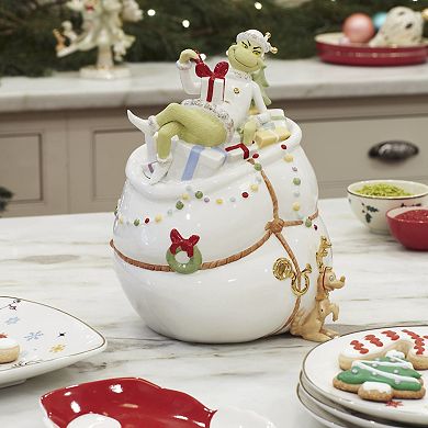 Lenox Merry Grinchmas Cookie Jar