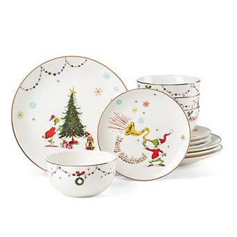 Lenox Merry Grinchmas 12 pc Dinnerware Set