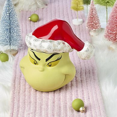 Lenox Dr. Seuss Merry Grinchmas Covered Candy Jar