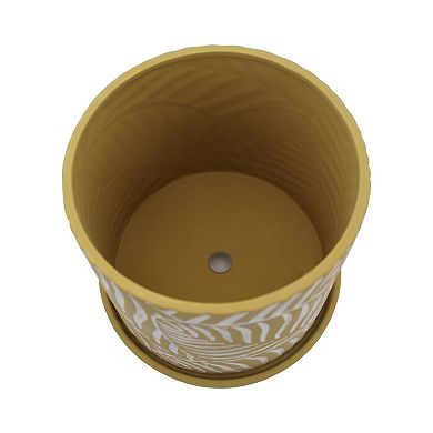 Sonoma Goods For Life Gold Textured Palm Planter